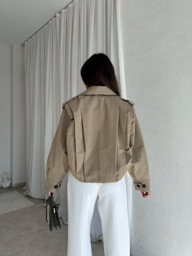 LİORA Ceket 8479 - Vizon - 4