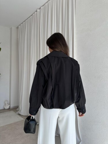 LİORA Ceket 8479 - Siyah - 4