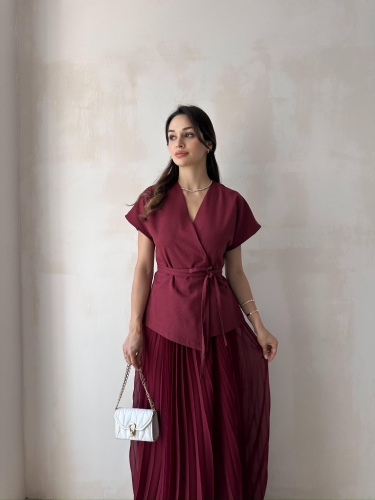 LOTE Takım 4330 - Bordo - Mooi Butik