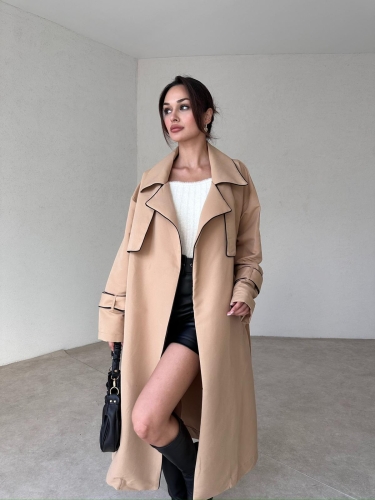LOWREN Trençkot 3896 - Camel - 2