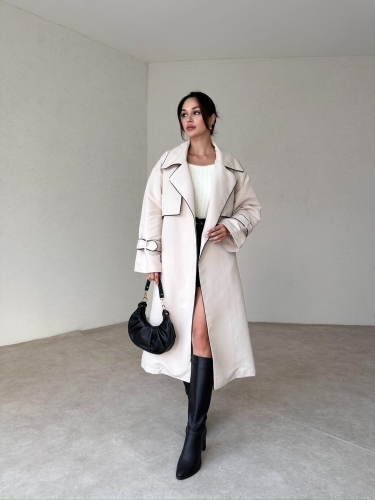 LOWREN Trençkot 3896 - Bej - 1