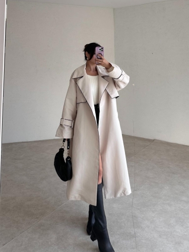 LOWREN Trençkot 3896 - Bej - 3