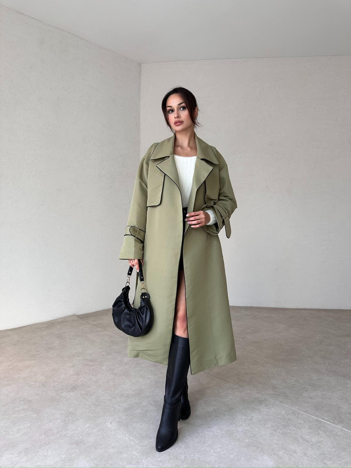 LOWREN Trençkot 3896 - Haki 