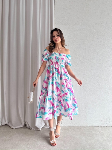 LUCK Mdi Elbise 6599 - 2