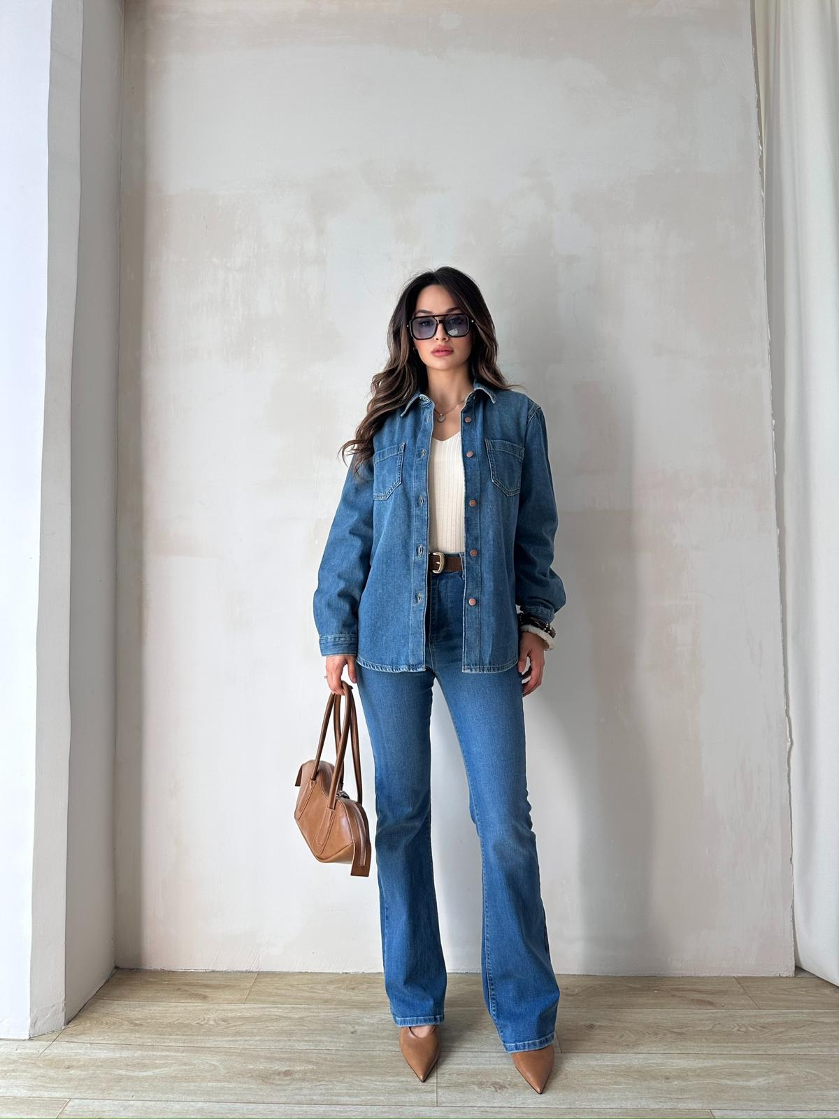 LUGANO Jean 8284 - Mavi