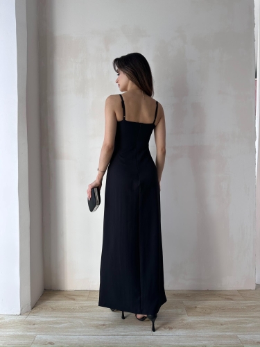MADDALENA Maxi Elbise 2559 - Siyah - 3