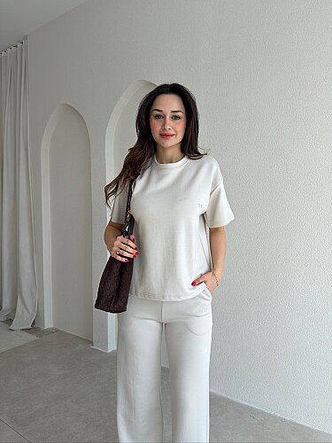 MADRİD Takım 8983 - Beyaz - Mooi Butik