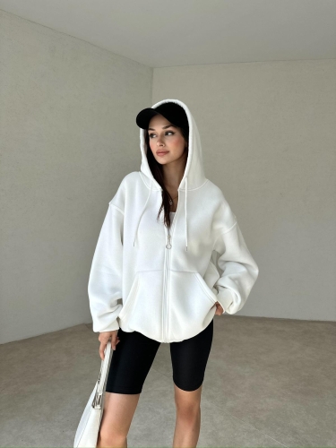 MERRİC Sweatshirt 3487 - Beyaz 