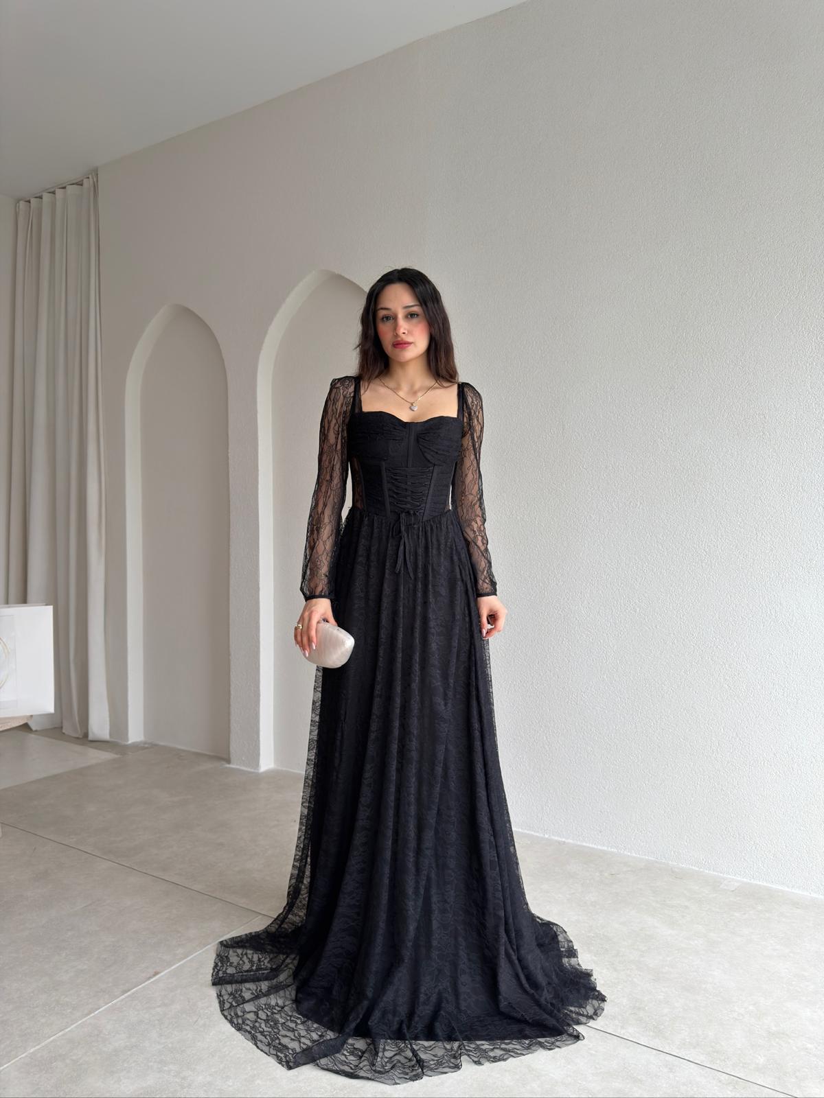 MİRABELLA Maxi Elbise 1997 - Siyah