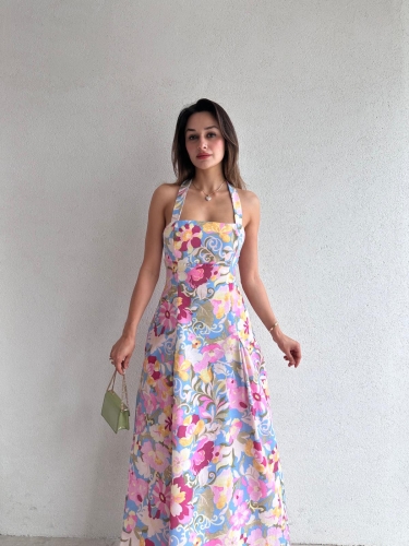 MİRADA Maxi Elbise 9899 - Mooi Butik