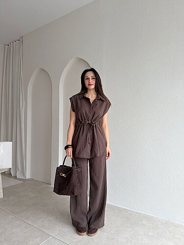 MİVANA Takım 8930 - Acı Kahve - Mooi Butik