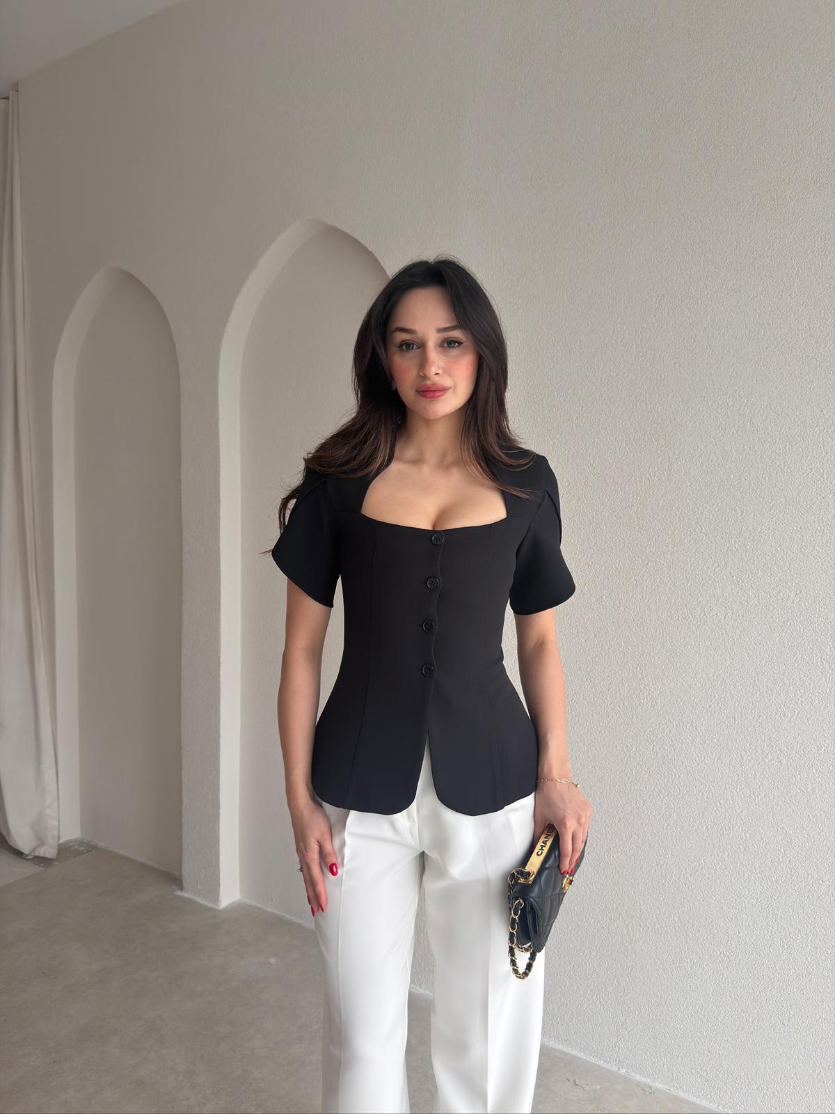 MONİLA Ceket 6891 - Siyah