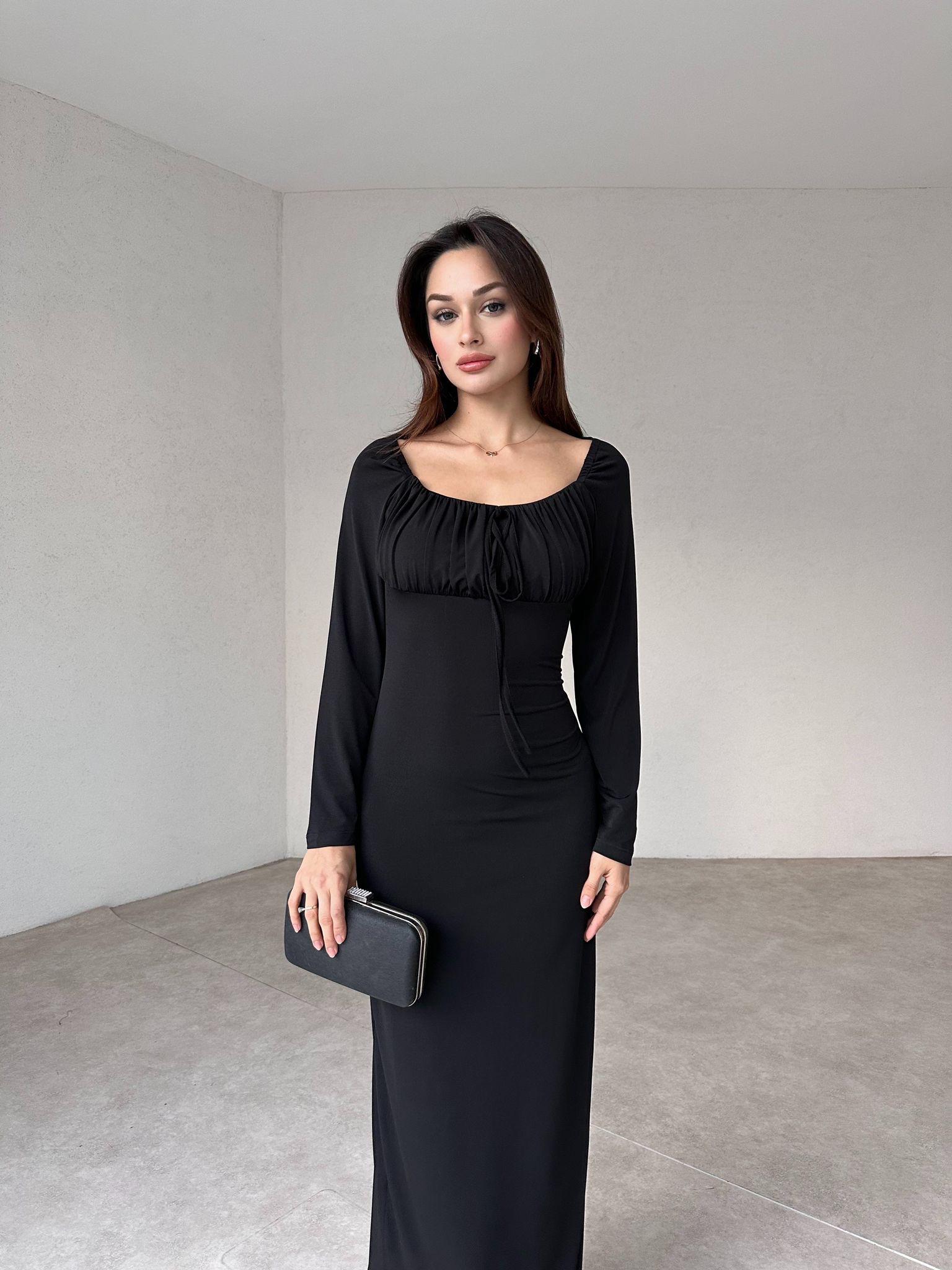 NOMSEN Maxi Elbise 3431 - Siyah - 1