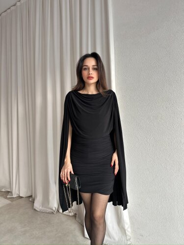 ODİN Elbise 3259 - Siyah - Mooi Butik