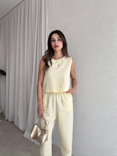 OFFA Takım 1821 - Sarı - Mooi Butik