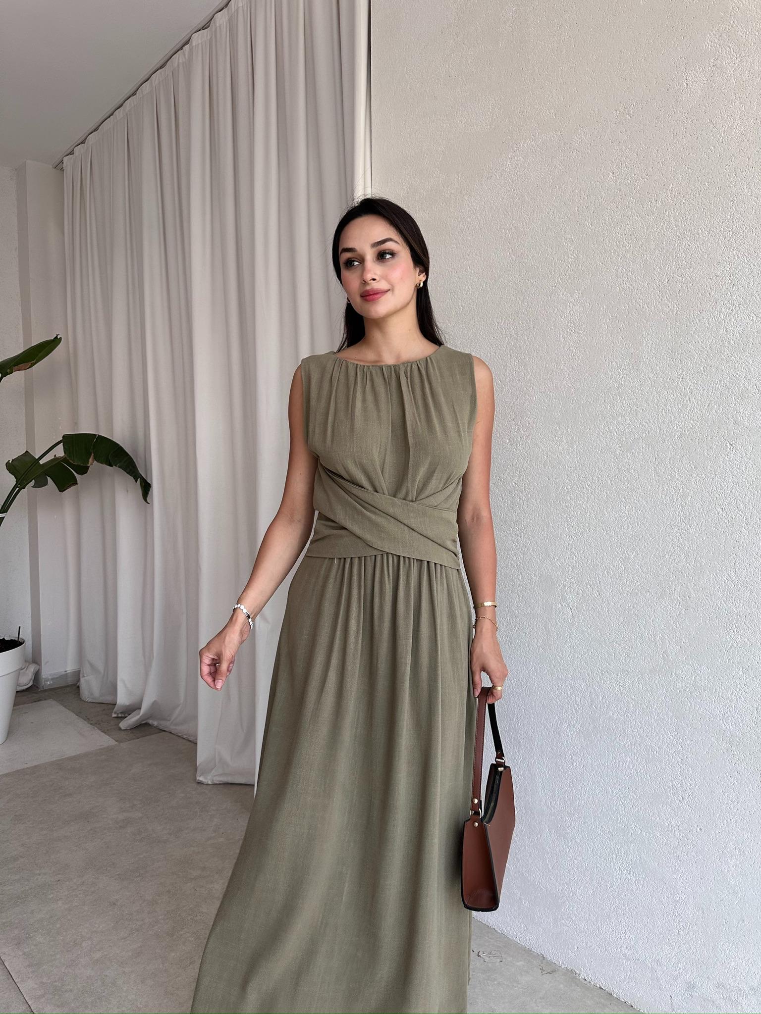 OXFA Maxi Elbise 9219 - Haki