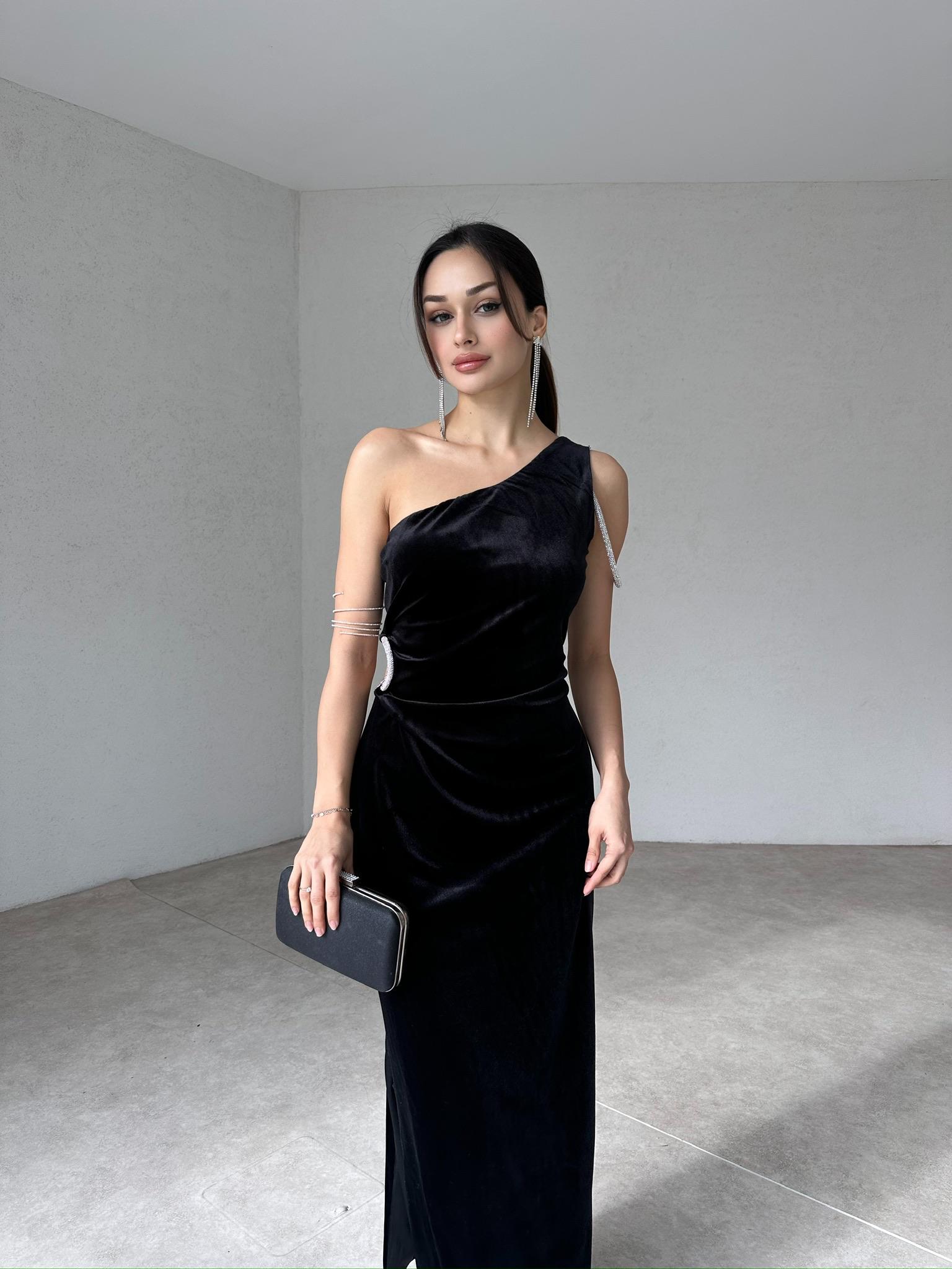 PAMELA Maxi Elbise 1600 - Siyah - 1
