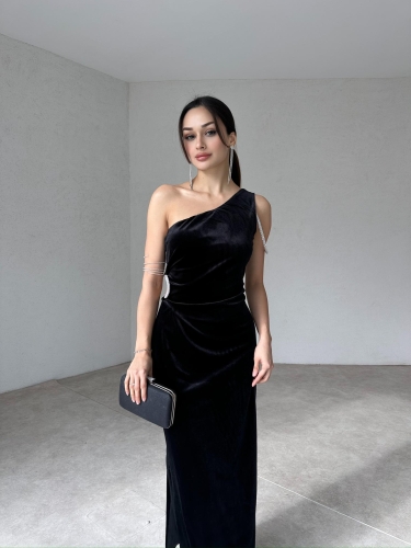 PAMELA Maxi Elbise 1600 - Siyah - 1