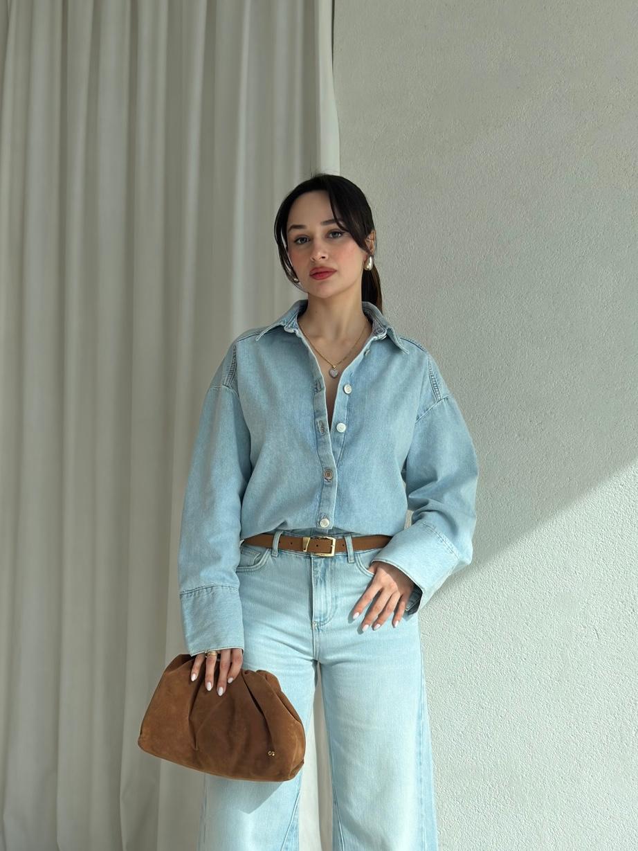 PAYER Denim Gömlek 8460 - Buz Mavisi