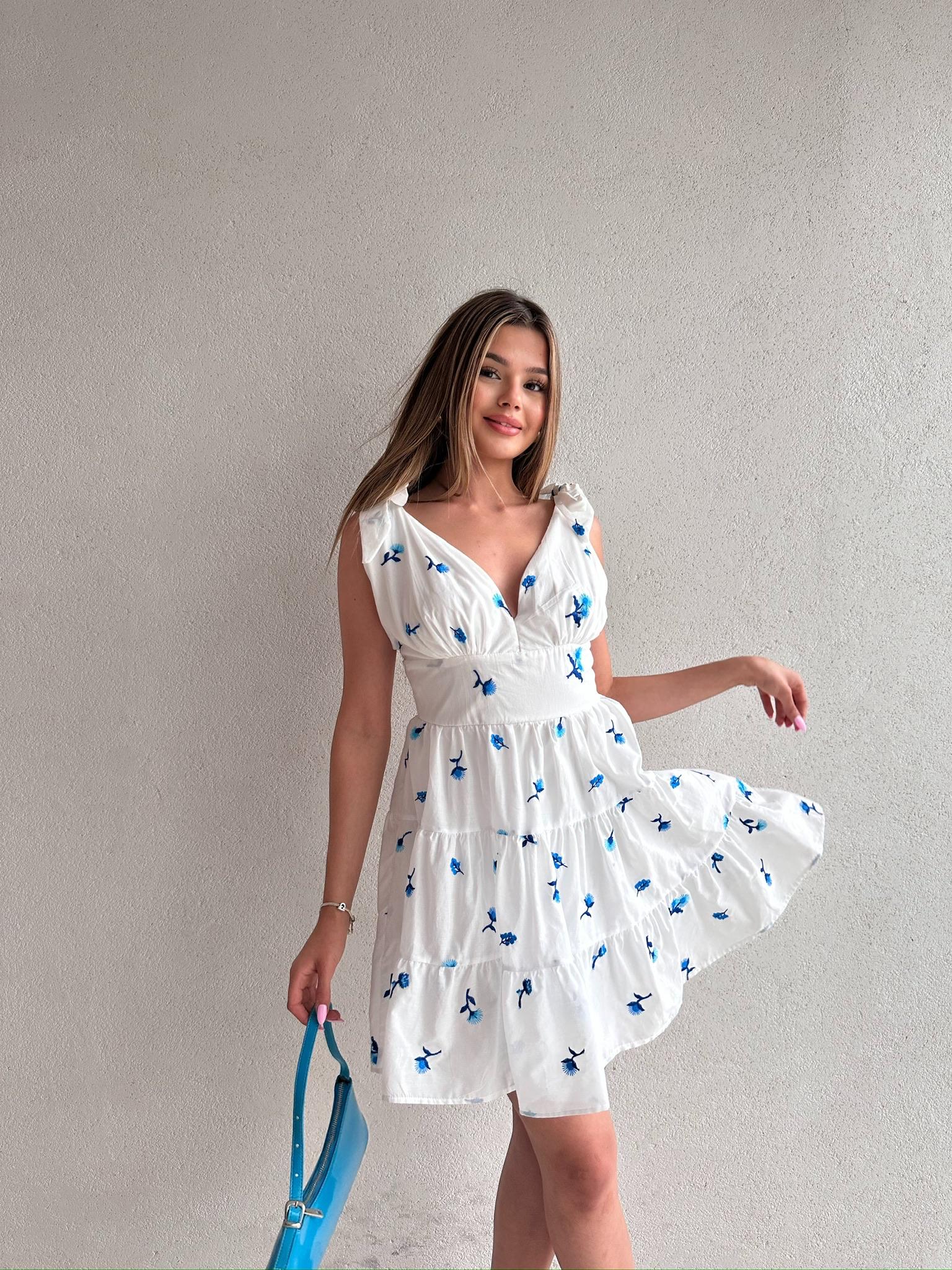 PENROSE Mini Elbise 4852 - Mavi