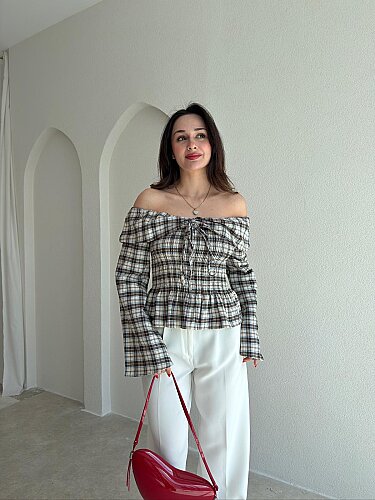 PİANA Gömlek 2834 - Vizon - Mooi Butik