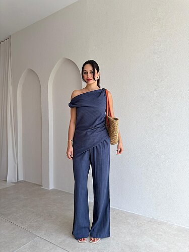 PRİYA Takım 3754 - Lacivert - Mooi Butik