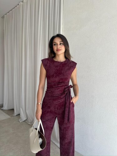 PUNK Takım 8070 - Bordo - Mooi