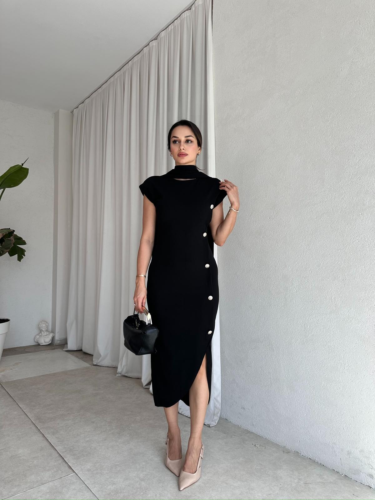 PURE Elbise 6872 - Siyah