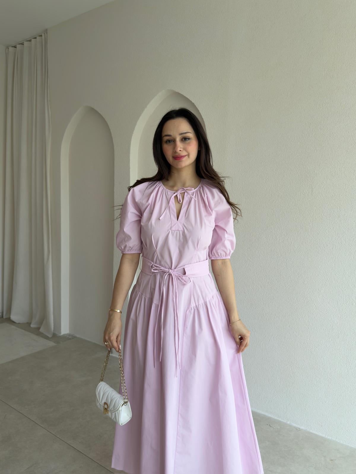 RALLY Midi Elbise 8908 - Pembe