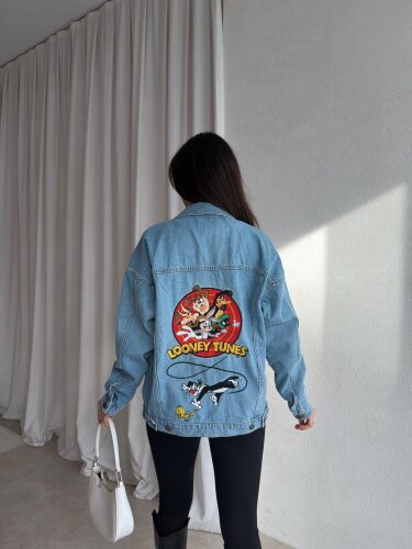 RAVEL Denim Ceket 0016 - Mavi - 2
