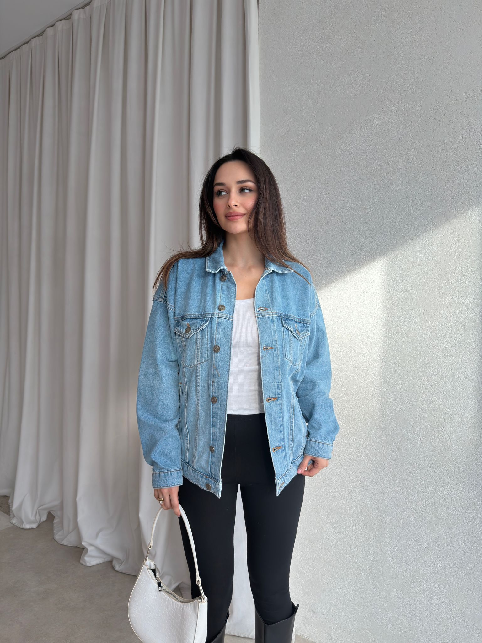 RAVEL Denim Ceket 0016 - Mavi
