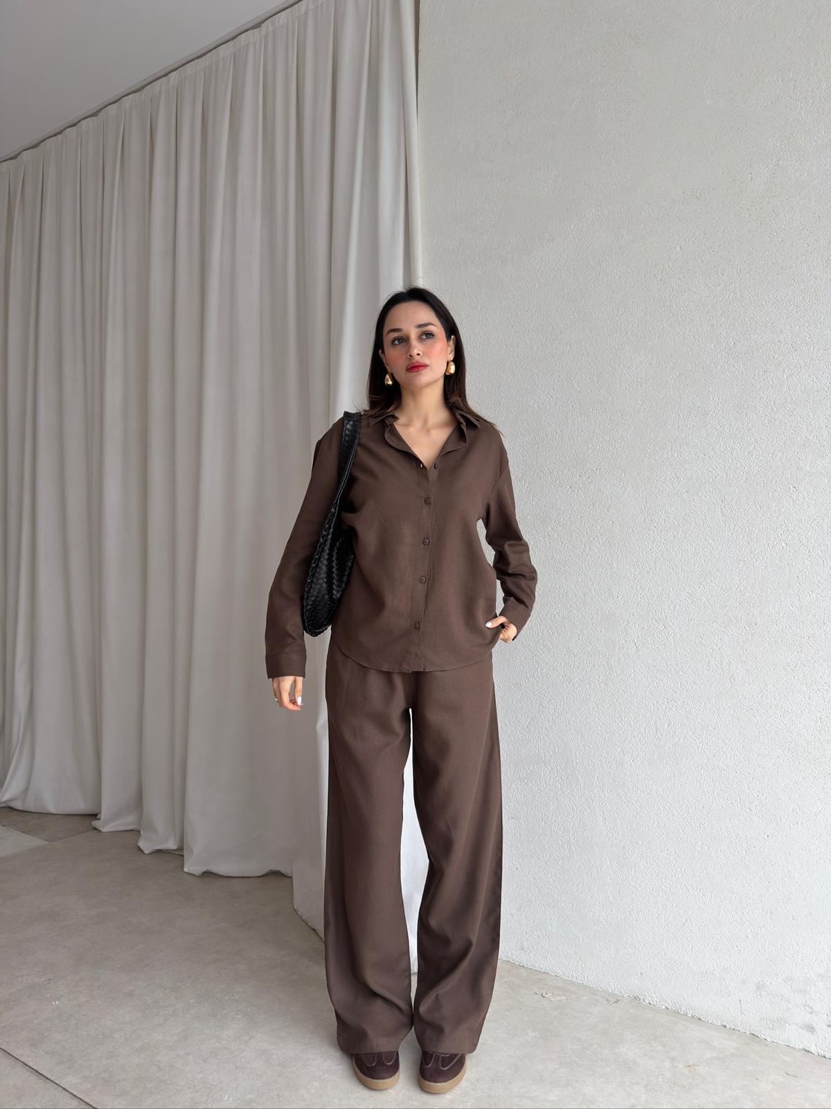 RİBON Takım 8940 - Kahverengi