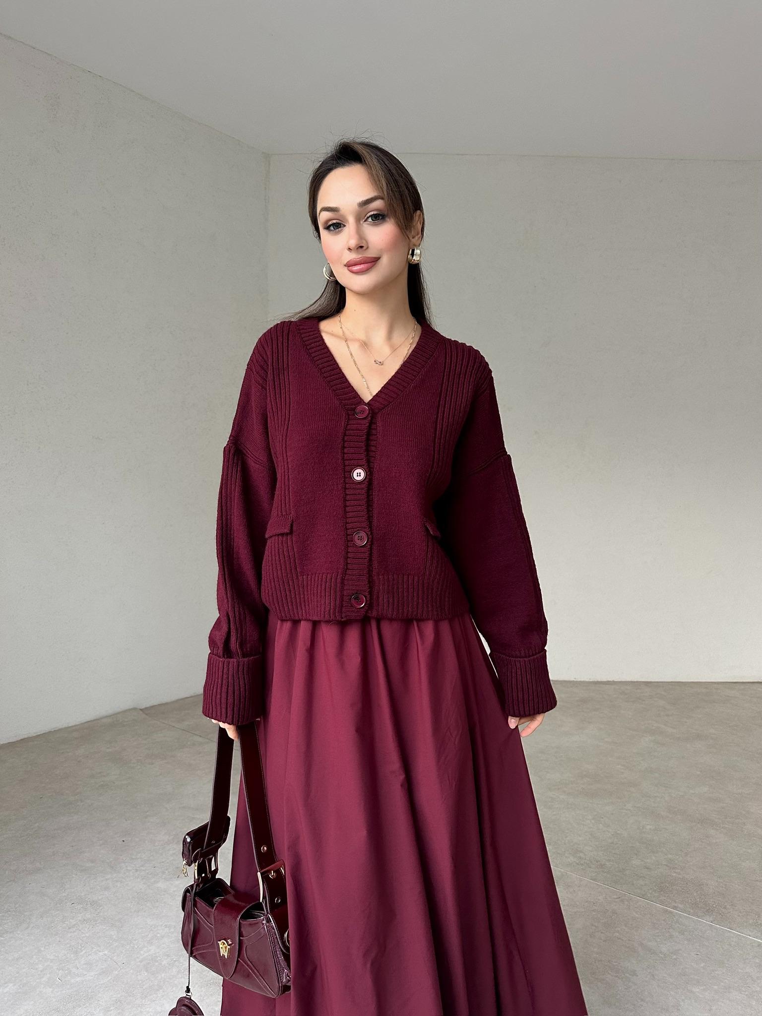 RONWA Hırka 5252 - Bordo