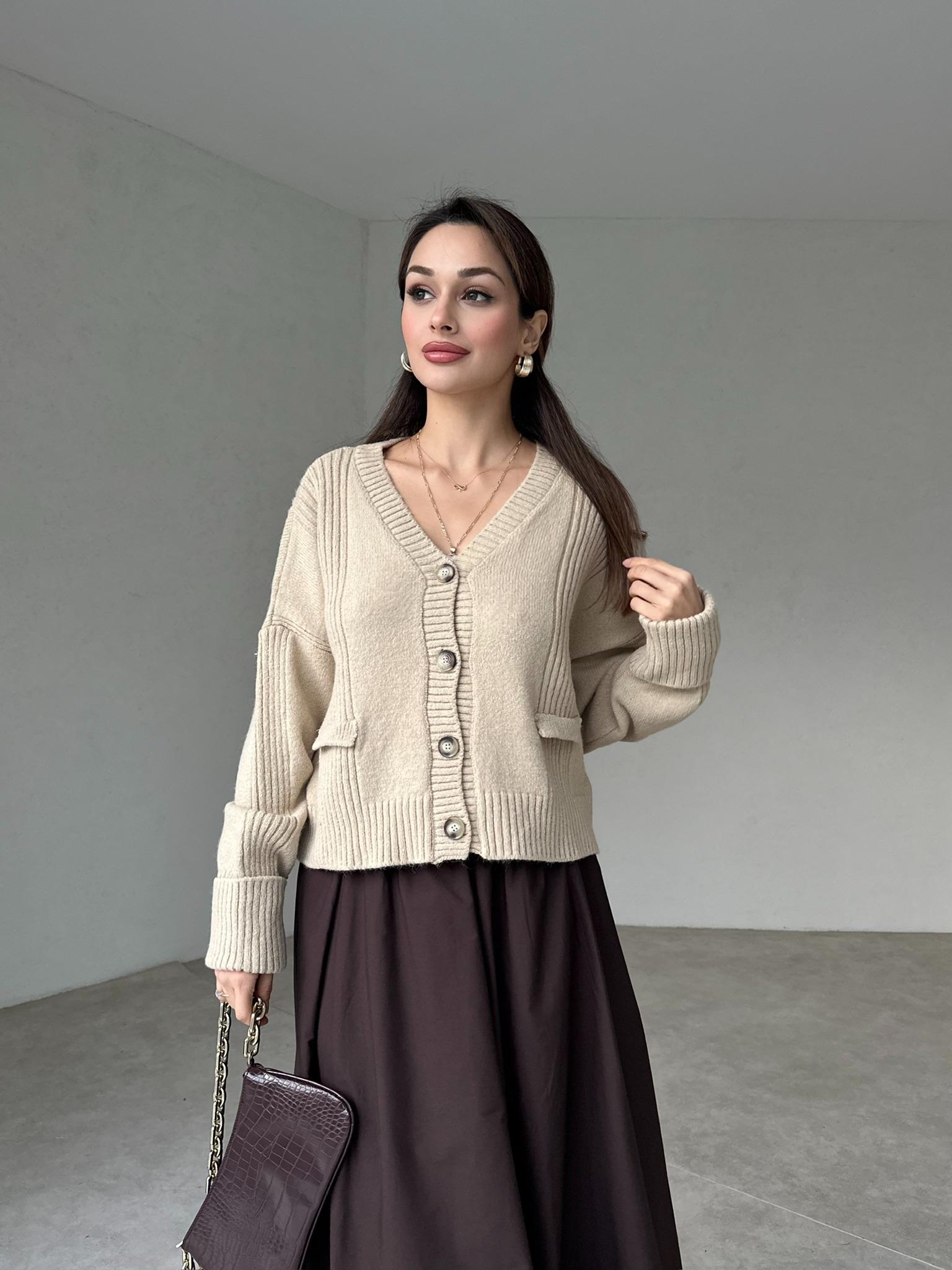 RONWA Hırka 5252 - Krem