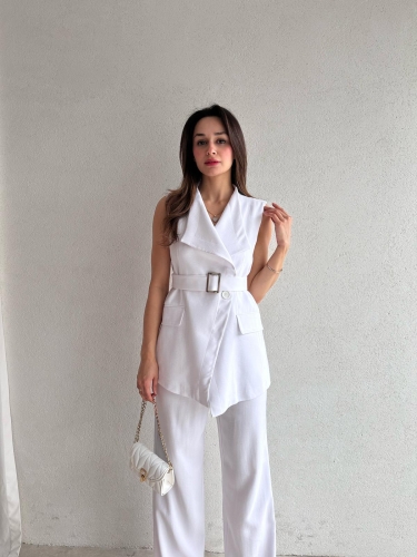 ROSİNA Takım 6775 - Beyaz - Mooi Butik