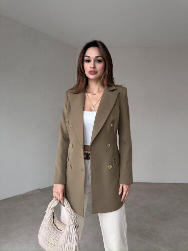 ROZZİE Ceket 8819 - Haki - Mooi Butik