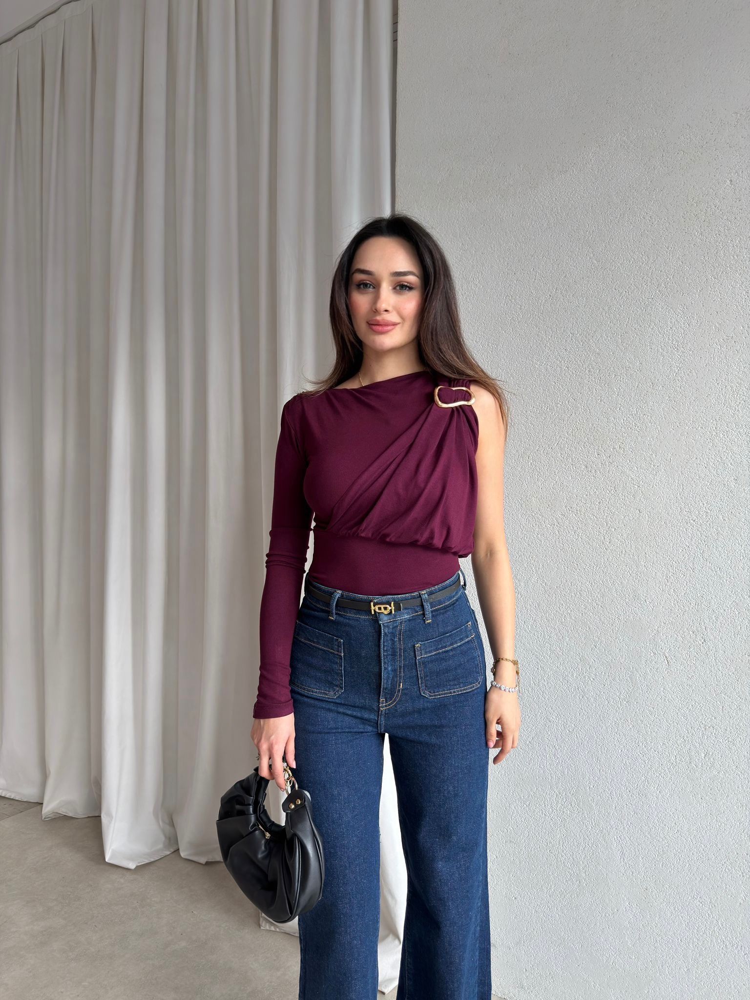 SALVO Bodysuit 8844 - Mürdüm