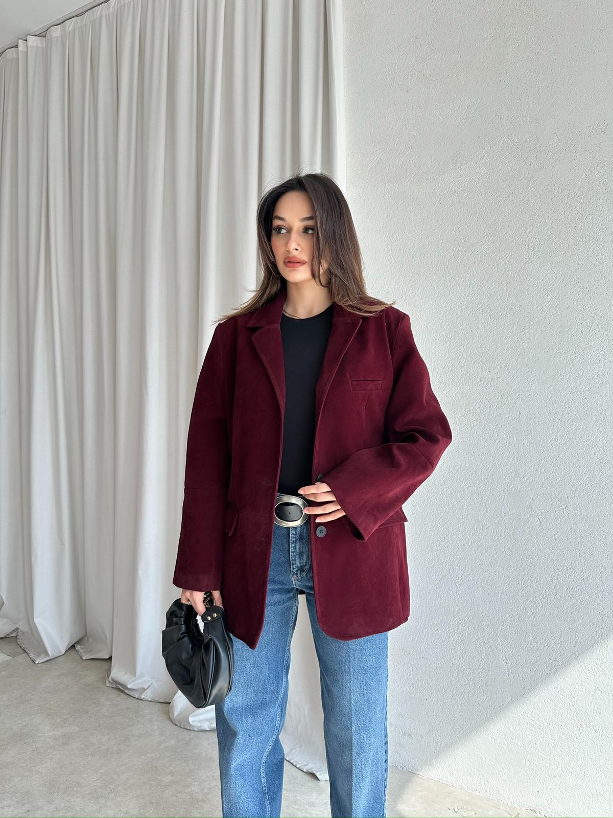 SANTOS Ceket 8342 - Bordo