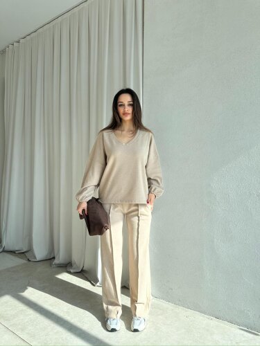 SHARK Takım 8322 - Krem - Mooi Butik