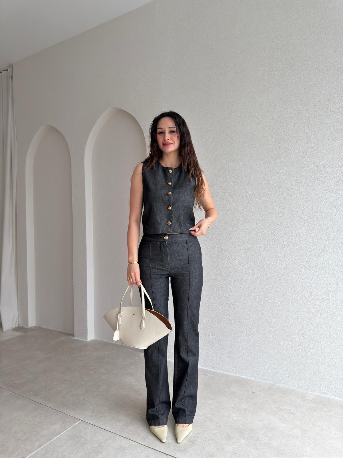 SPACE Denim Takım 8253 - Siyah