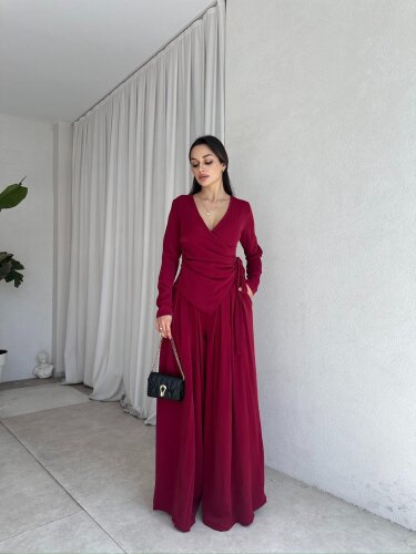 SPİRO Takım 8526 - Bordo - Mooi