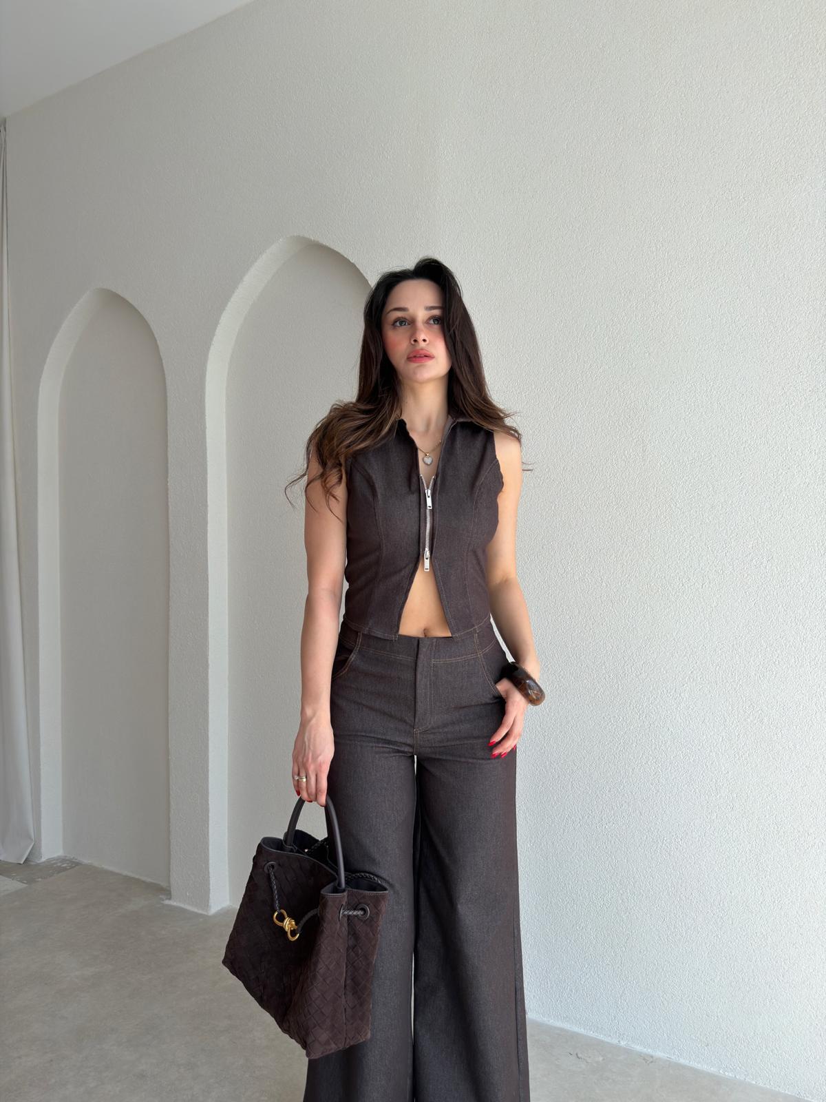 STAY Denim Takım 1816 - Acı Kahve