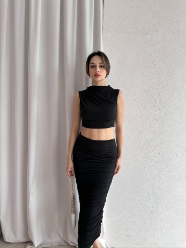 Streç Formlu MARCO Takım 6458 - Siyah - Mooi Butik