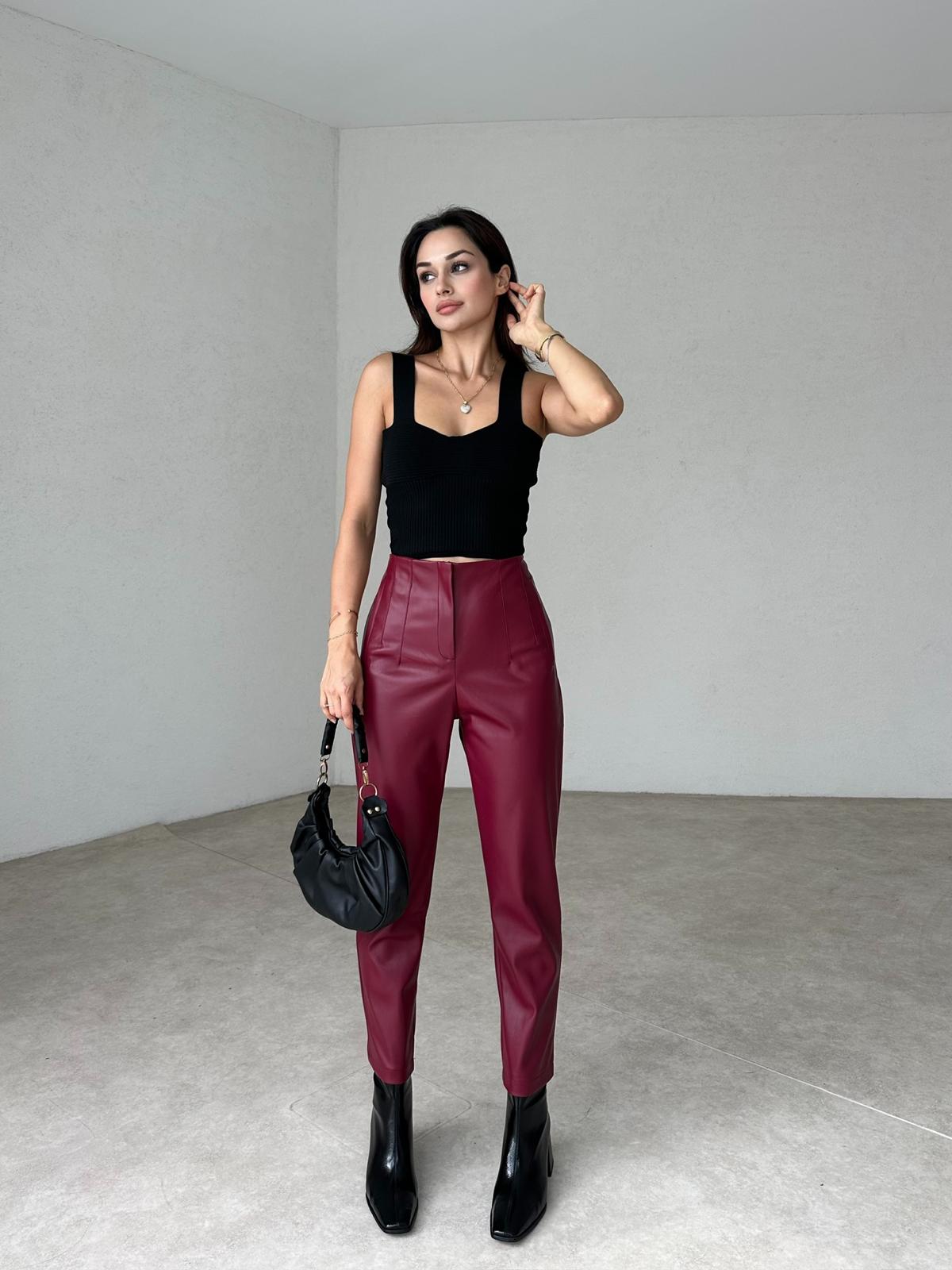 TAFFY Pantolon 3991 - Bordo