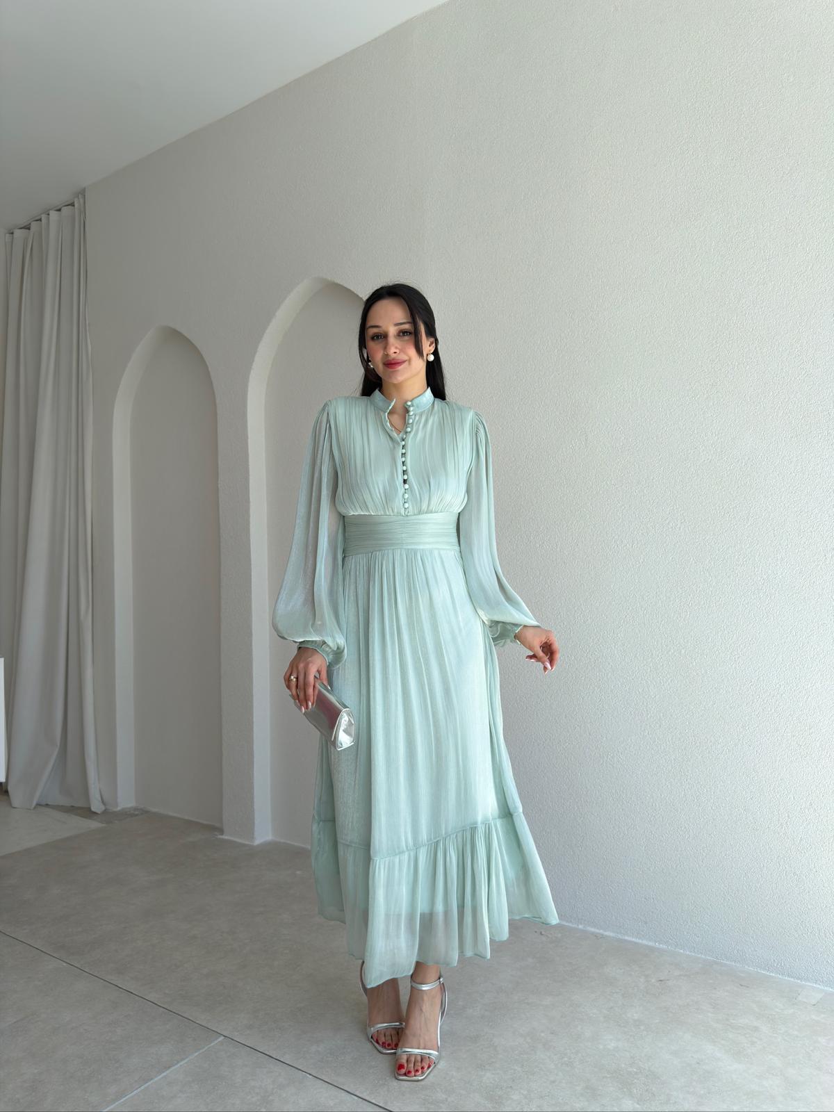 TORY Midi Elbise 6541 - Mint