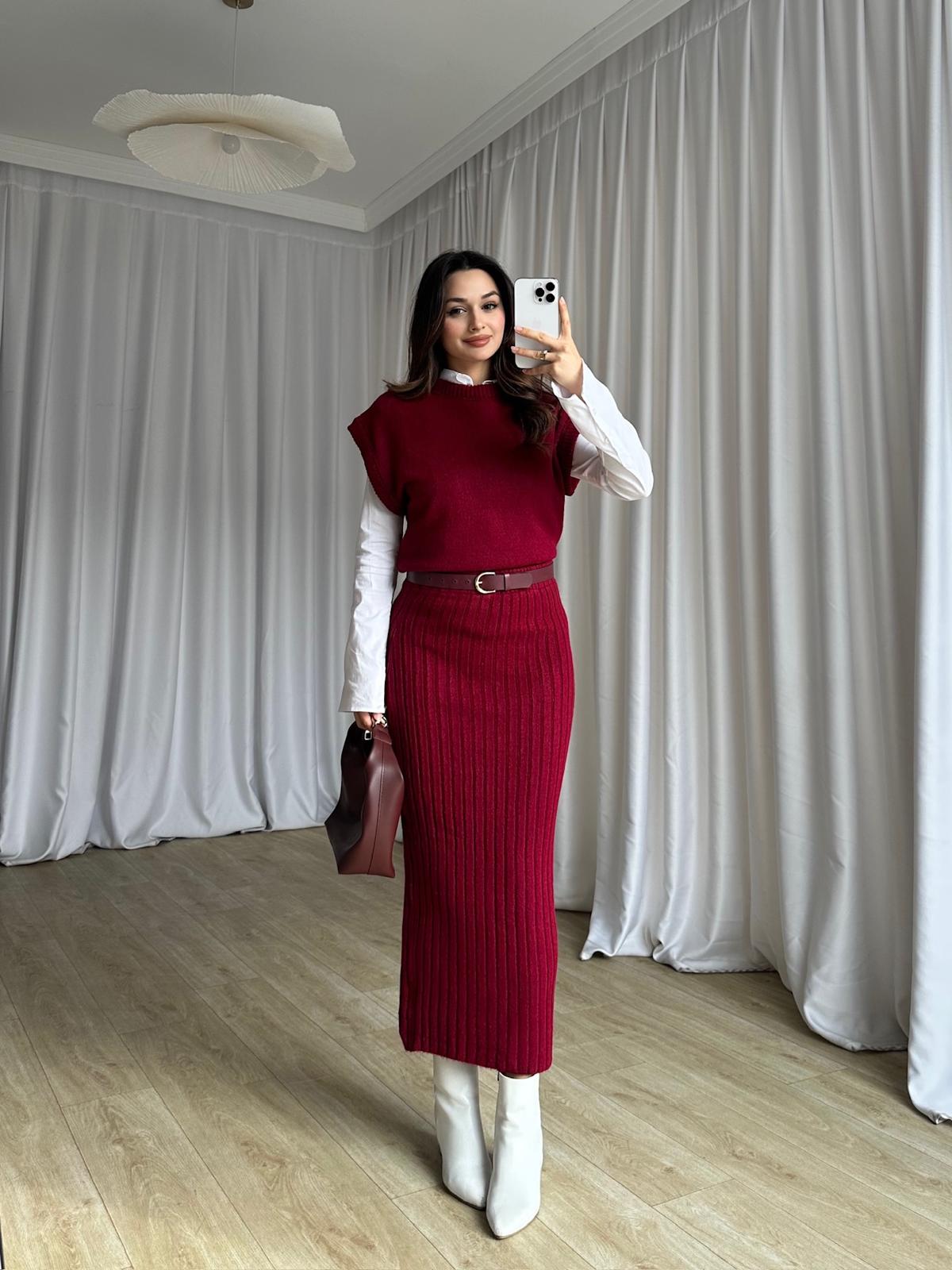 Triko WİNONA Takım 6483 - Bordo