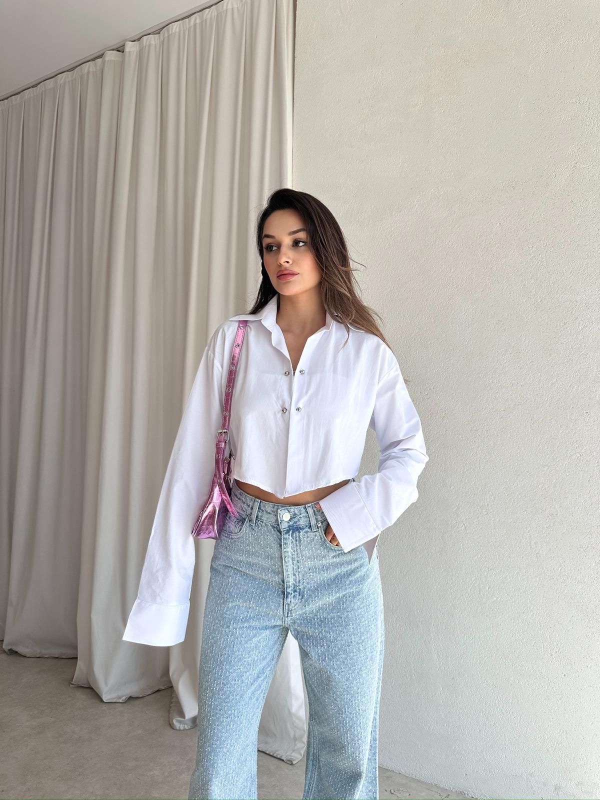 VALESKA Gömlek 8315 - Beyaz