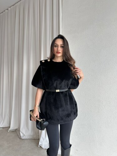 VELOURA Panço 6432 - Siyah - Mooi Butik