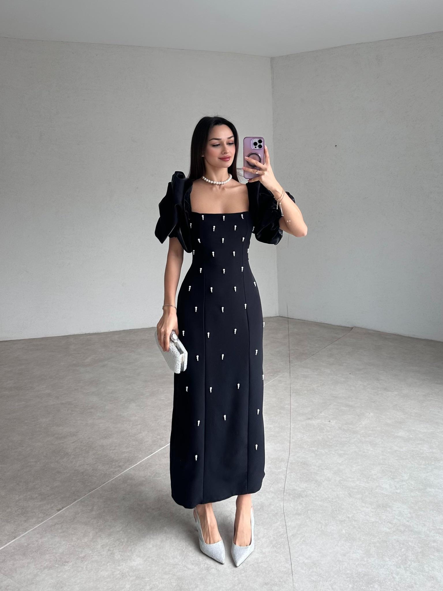 WERELLA Maxi Elbise 0505 - Siyah - 2