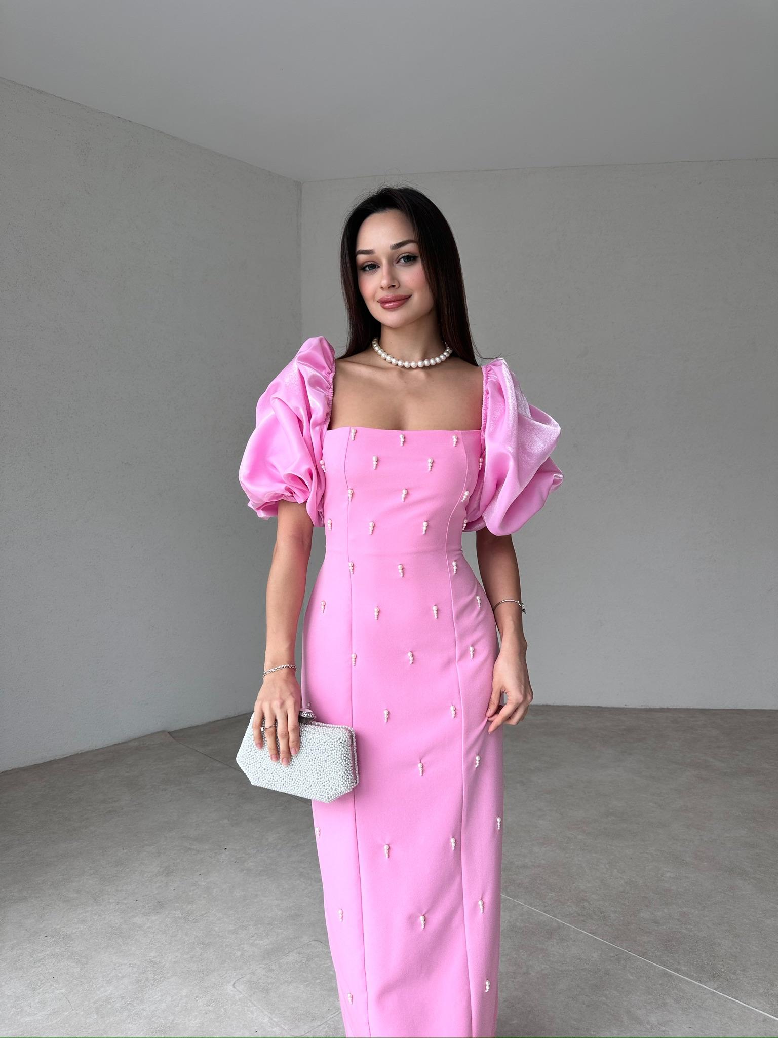 WERELLA Maxi Elbise 0505 - Pembe - 1